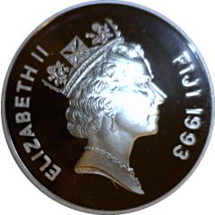 10 Dollars - Elizabeth II 40th Anniversary of Coronation