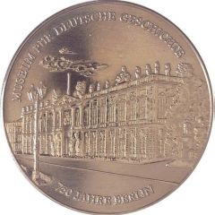 Medal - 750th Anniversary Berlin German Historical Museum Wappen des Vereinigten Berlin 1709