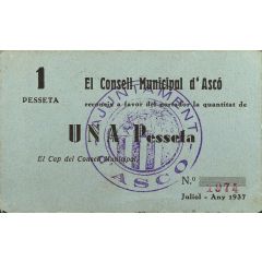 1 Peseta Ascó