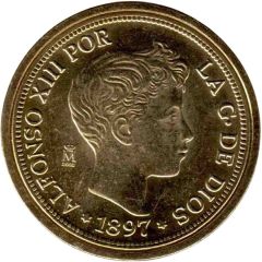 100 Pesetas - Alfonso XIII Replica