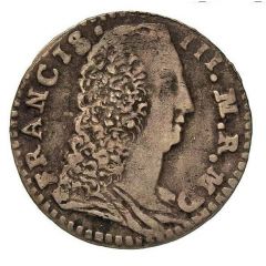 6 Bolognini 8 Denari - Francesco III D`Este