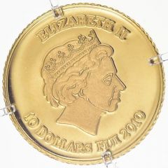 10 Dollars - Elizabeth II Gold death Mask of Tutankhamun
