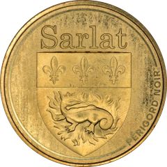 Jeton touristique - Monnaie de Paris - Sarlat Blason