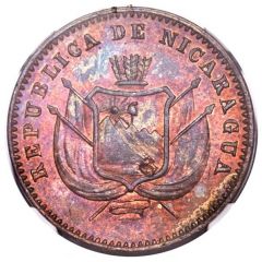 1 Centavo Copper Piedfort
