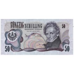 50 Schilling Ferdinand Raimund, first issue