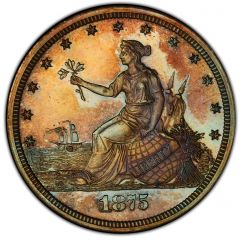 20 Cents `1875` Pattern, copper