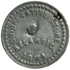 5 Cents - Co-Operative Store Atlantic, Iowa