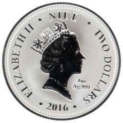 1 Dollar - Elizabeth II Monkey King