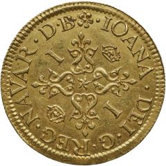 Gold Ecu - Joan of Albret