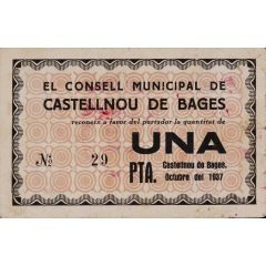 1 Peseta Castellnou de Bages