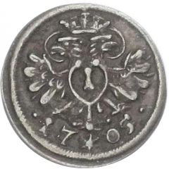 1 Pfennig - Maximilian II Emanuel Austrian Administration