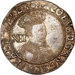 1 Shilling - James I 1st issue, 2nd bust