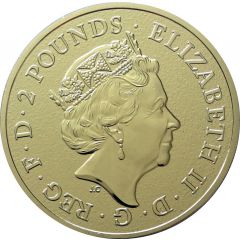 2 Pounds - Elizabeth II Big Ben, 1 oz Fine Silver