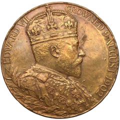 Medal - King Edward VII and Queen Alexandra Coronation - 1902