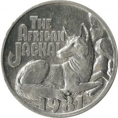 Mardi Gras Token - Zulu Social Aid and Pleasure Club, Inc. The African Jackal
