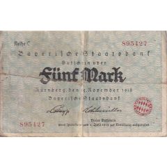 5 Mark Bayerische Staatsbank