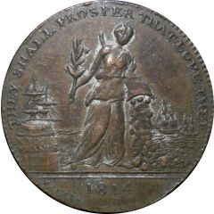 Medal - Treaty of Paris 1814 Allegory