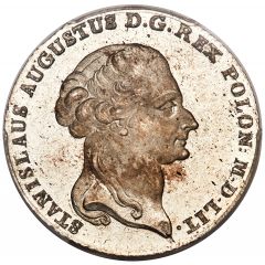 Talar koronny / 6 Zlotych - Stanisław August Poniatowski Warszawa mint