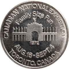 Token - Canadian National Exhibition 1972 Toronto