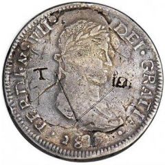 8 Reales - Fernando VII Royalist coinage