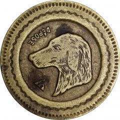 20 centimes à consommer - tête de chien Cartaux, grand 20