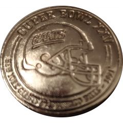 Token - Budweiser NFL Super Bud Super bowl XXV - New York Giants vs Buffalo Bills - 1991