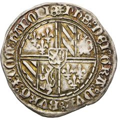 2 Groats `Vierlander` - Philip the Good monogram reverse