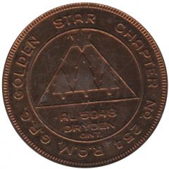Masonic Penny - Golden Star Chapter 254 Dryden, Ontario