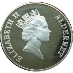 5 Pounds - Elizabeth II Total Eclipse of the Sun, Silver Proof