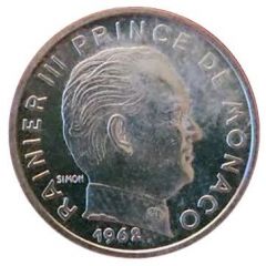 10 Centimes - Rainier III Essai
