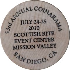 Medal - San Diego County Inter-Club Numismatic Council 53rd Annual Coinarama