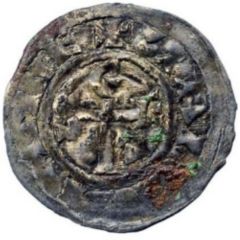 Denier - Sergius III SALVS PATRIE