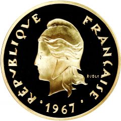 50 Francs Piedfort silver