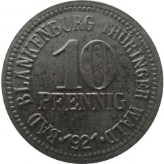 10 Pfennig - Bad Blankenburg
