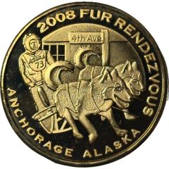 Token - Fur Rendezvous Anchorage, Alaska