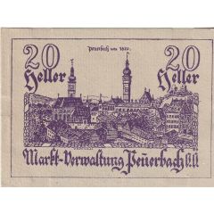 20 Heller Peuerbach, Markt-Verwaltung Peuerbach
