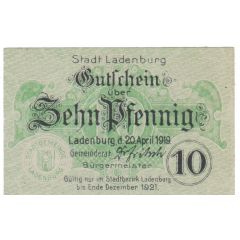 10 Pfennig Ladenburg