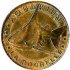 Monnaie de Paris Tourist Token - La Rochelle Aquarium - Le requin gris