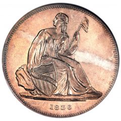 1 Dollar `1836 Gobrecht Dollar` Pattern, silver