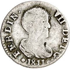 1 Real - Ferdinand VII Draped bust, DEI · G ·