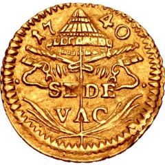 1/2 Scudo d`Oro Sede Vacante
