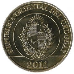 5 Pesos Uruguayos Ñandu