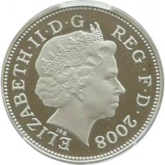 2 Pence - Elizabeth II 4th Portrait, Welsh Plumes, Platinum Proof