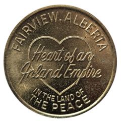 Medal - Canada`s Centennial Fairview, Alberta