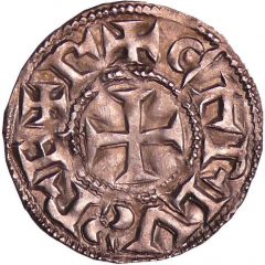Denier - Charles III Melle mint