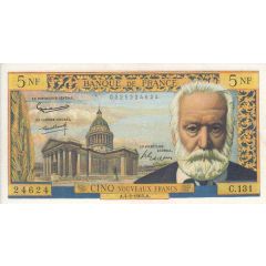 5 Nouveaux Francs - Pasteur type 1959