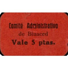 5 Pesetas Binaced