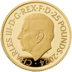 25 Pounds - Charles III Year of the Dragon, Gold Proof