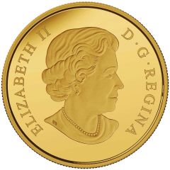 50 Cents - Elizabeth II Maple Leaf