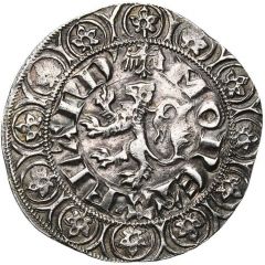 1 Groat - Louis I of Nevers with border